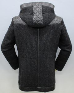RJB NJ103 Harris tweed quilted coat　2